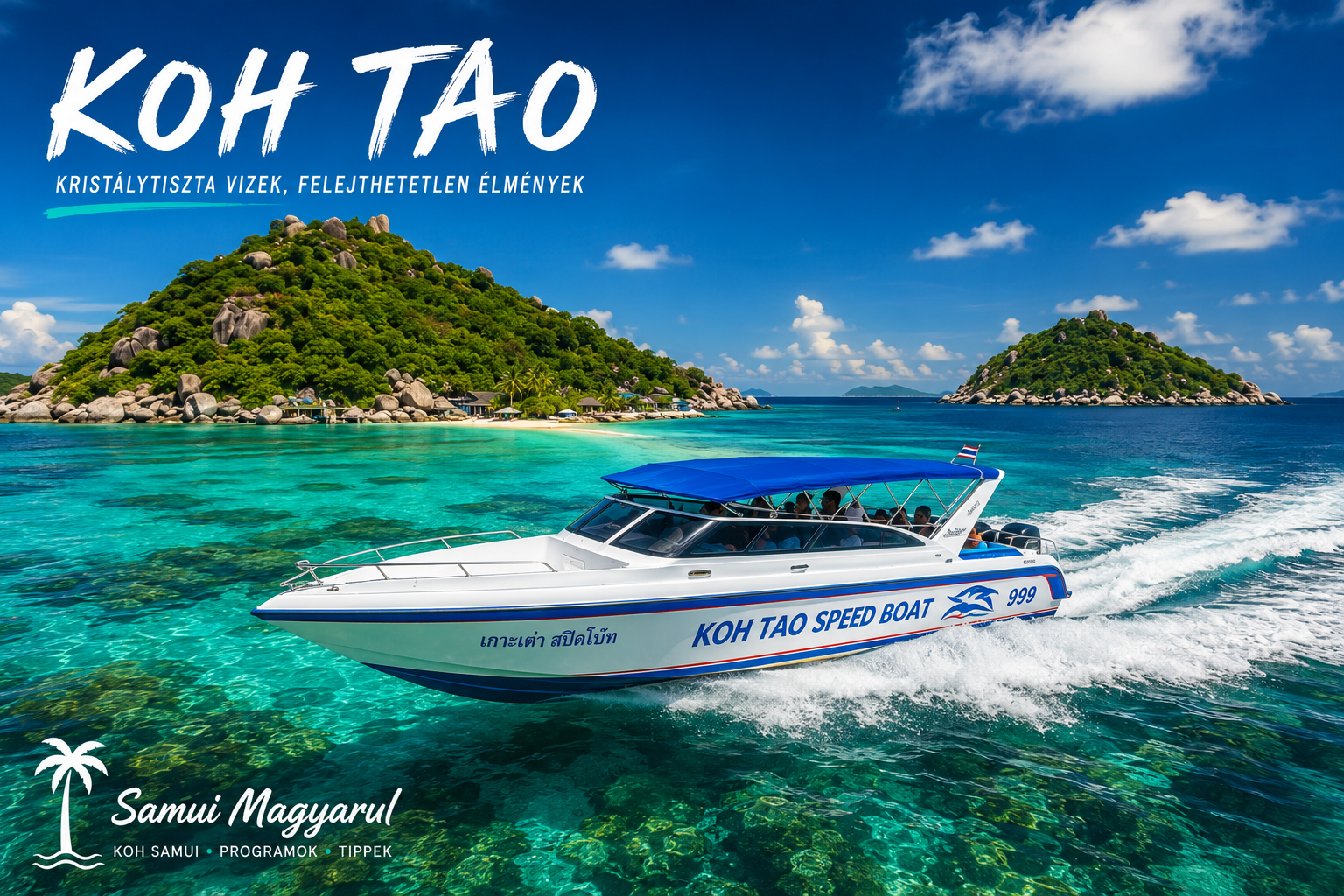 Koh Tao & Koh Nang Yuan snorkeling túra Koh Samuiról