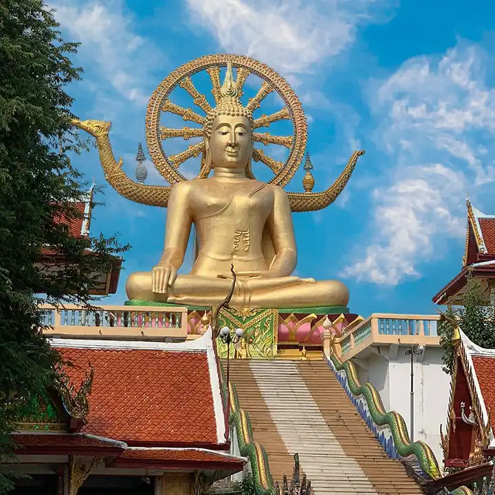 Big Buddha temple in Koh Samui