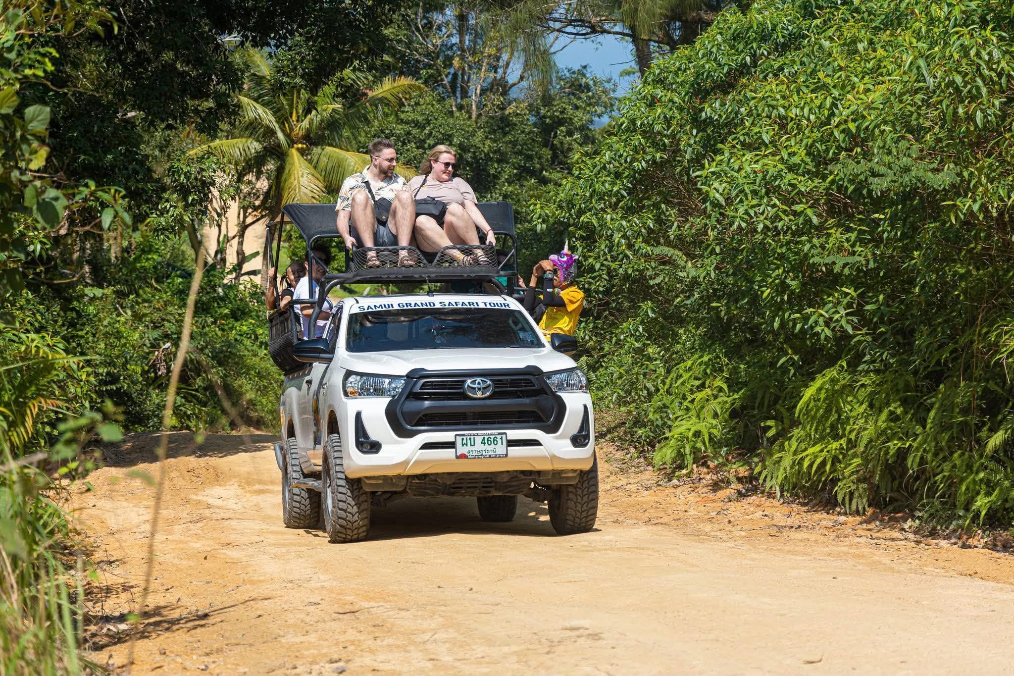 Hawk Zipline lombkorona pálya Koh Samui esőerdejében