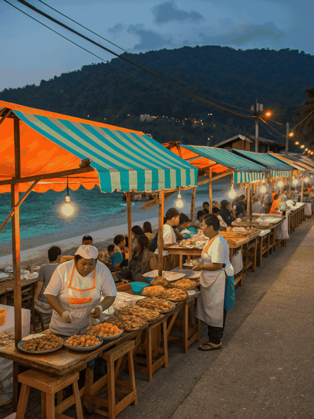 Koh Samui éjszakai piac és Fisherman's Village